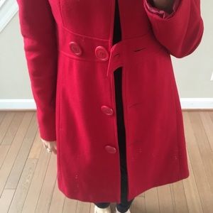 TOPSHOP Red Coat